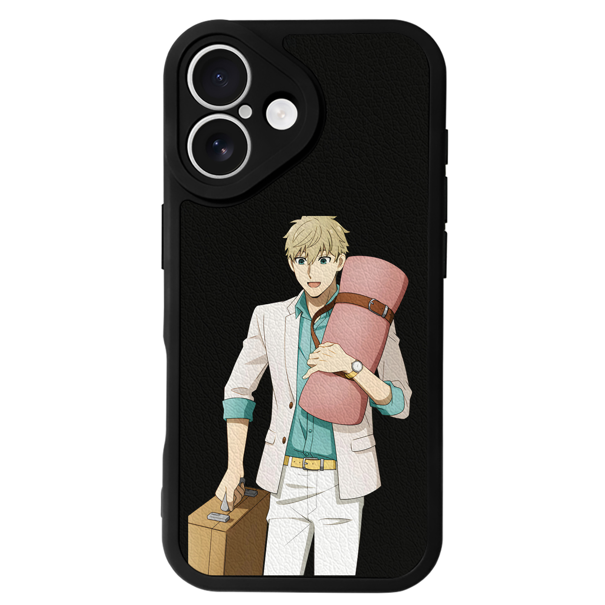 （画像用） SPY×FAMILY间谍家家酒 【iPhone 16シリーズ対応】シリコンスマホケース（レザー調） 材質：シリコン
